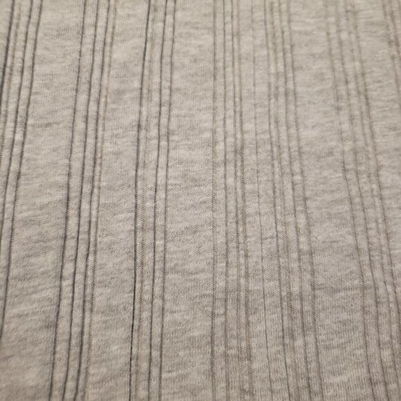 One Step Up Plus Faux Wrap Gray Top - Picture 4 of 6